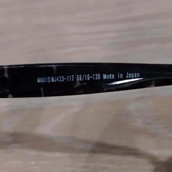 Maui Jim Koki Beach Sunglasses MJ433-11T Black Grey Tortoise Polarized - Picture 8 of 8